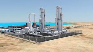 plant chemical dimethyl ether 3D model