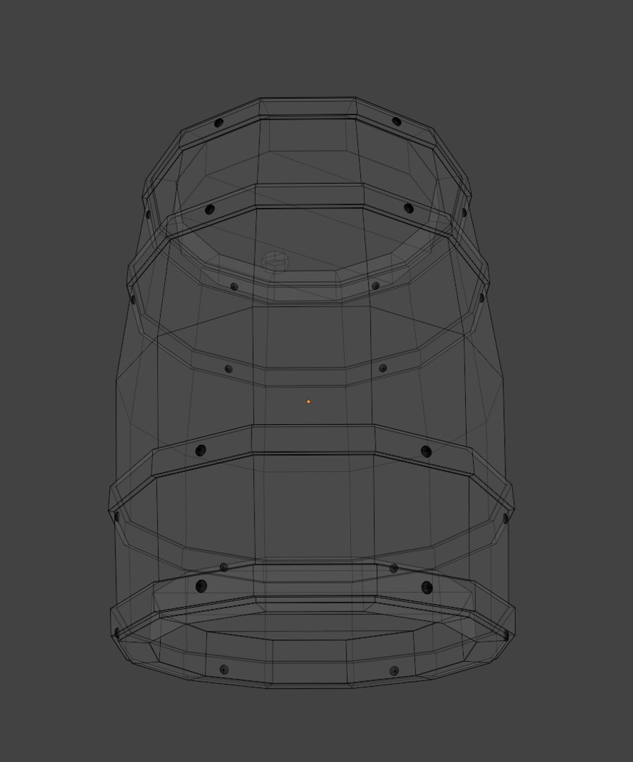 3D Low Poly Wooden Barrel Game Ready Low-poly 3D Model - TurboSquid 2425784