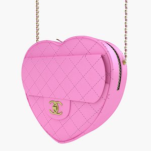 Chanel Heart Bag pink