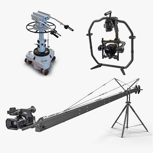 Film and Camera Equipment Collection 3D model