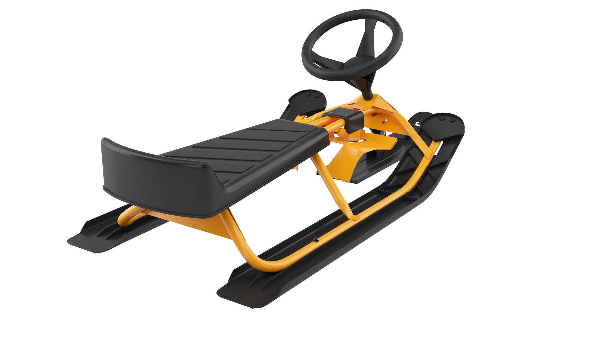 3D Snow Racer Sled Model TurboSquid 2009852