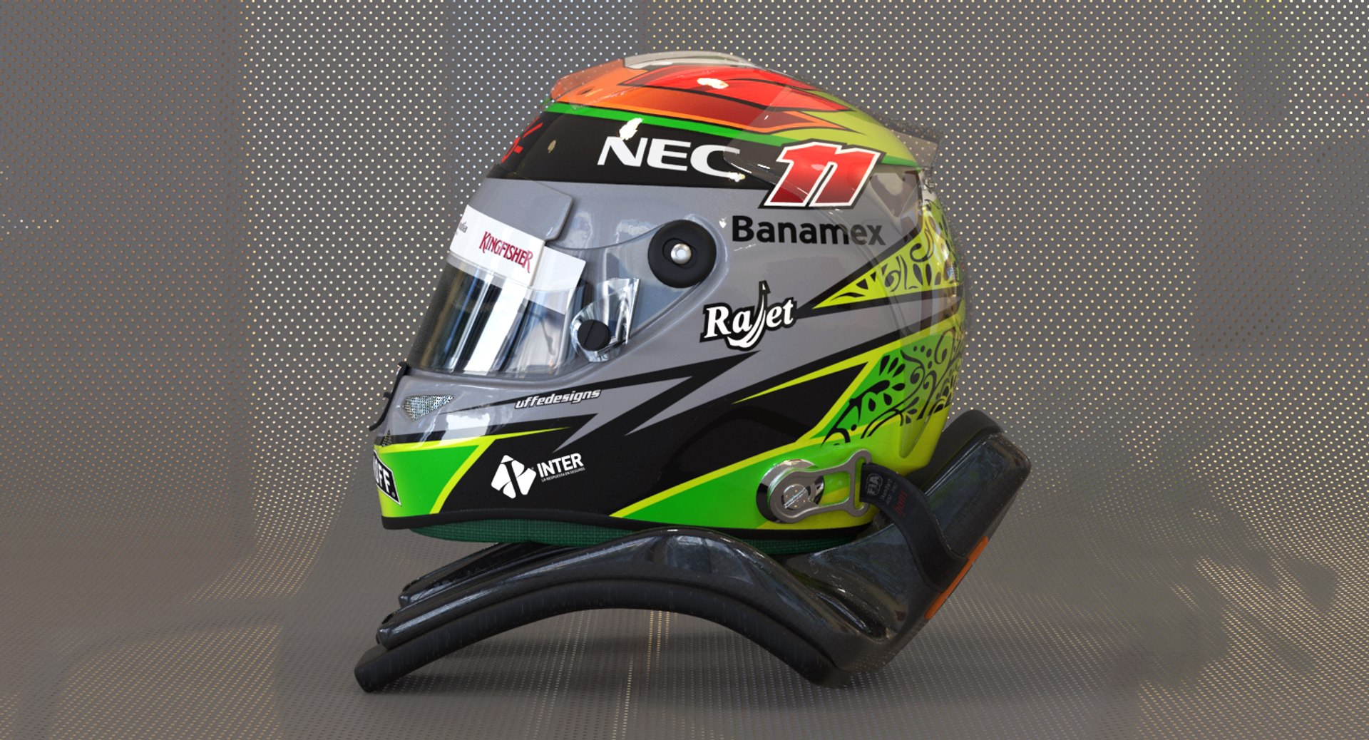 Max Racing Helmet Sergio Perez