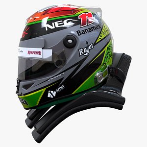 Sergio Perez 2015 style Racing helmet