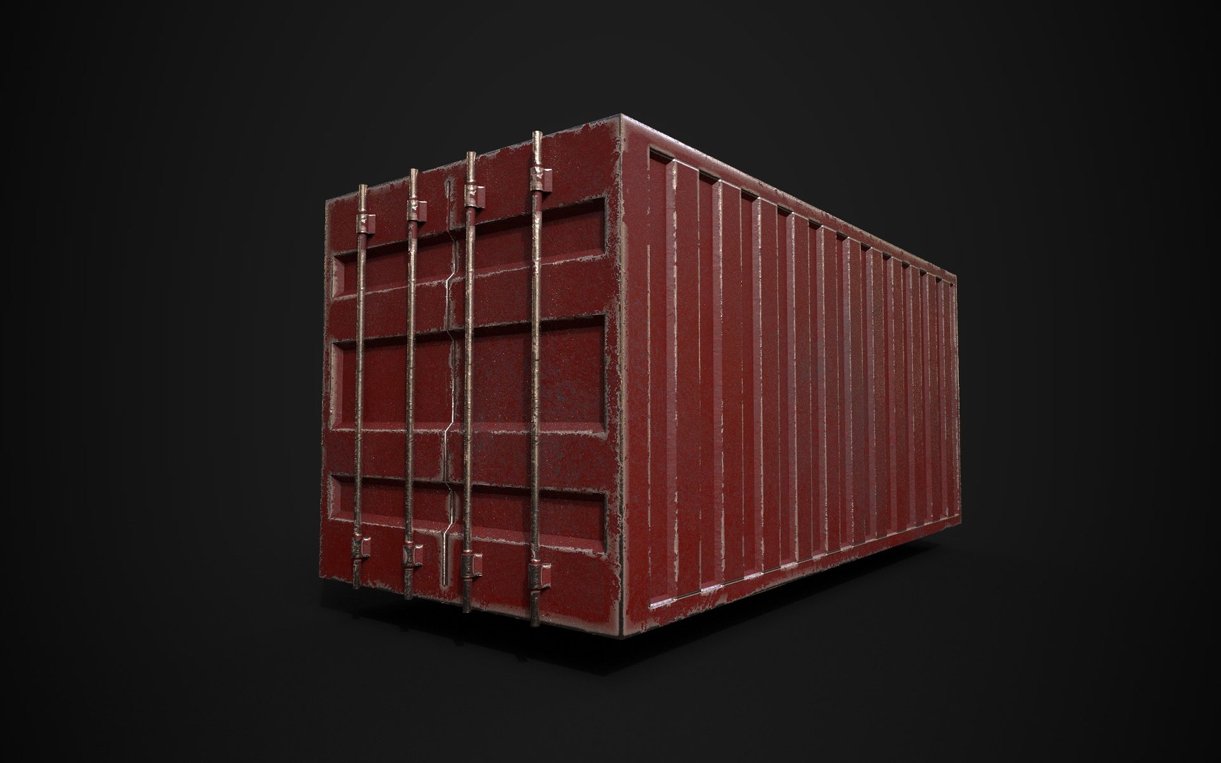 Container Red 3D - TurboSquid 1771712