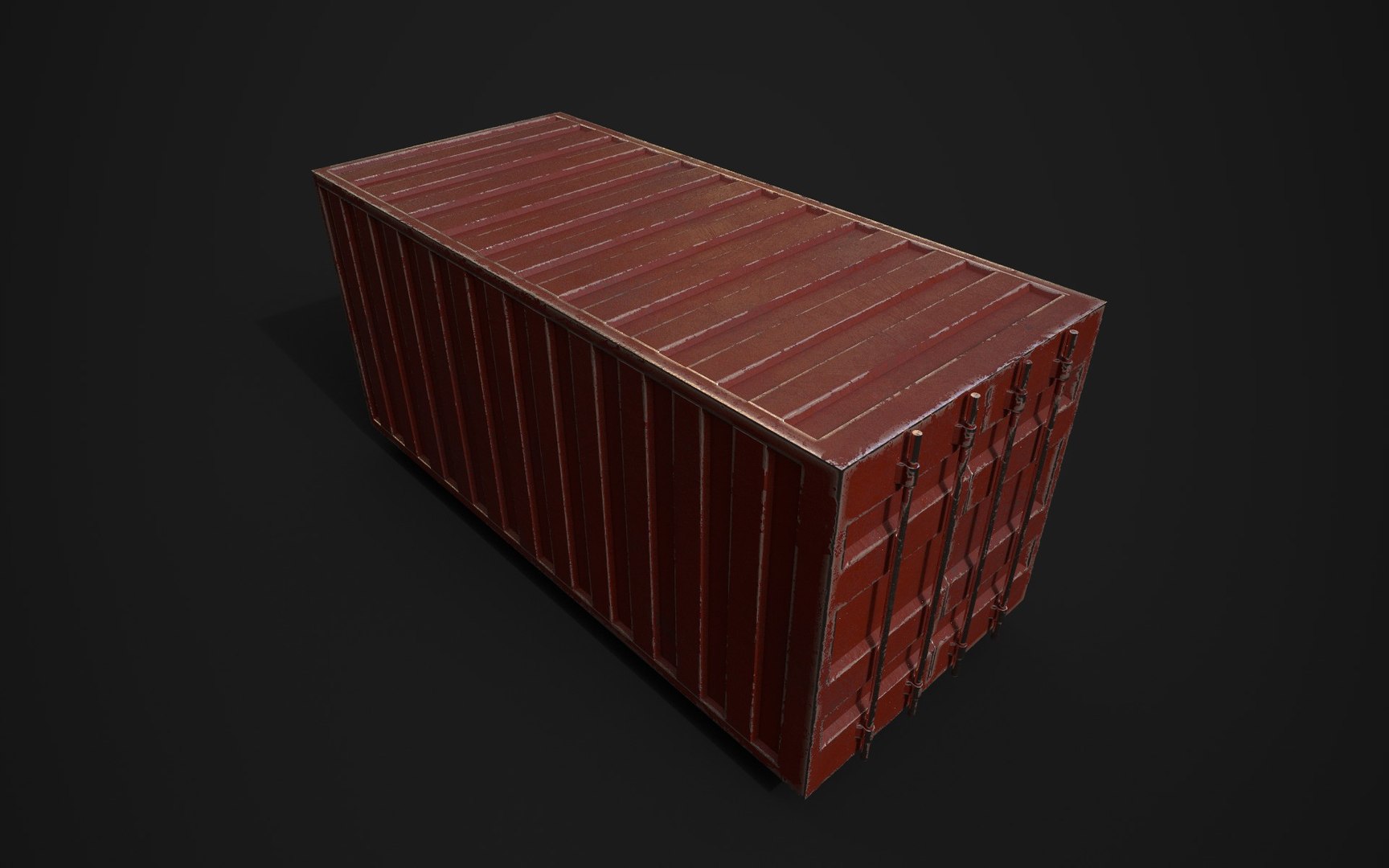 Container Red 3D - TurboSquid 1771712