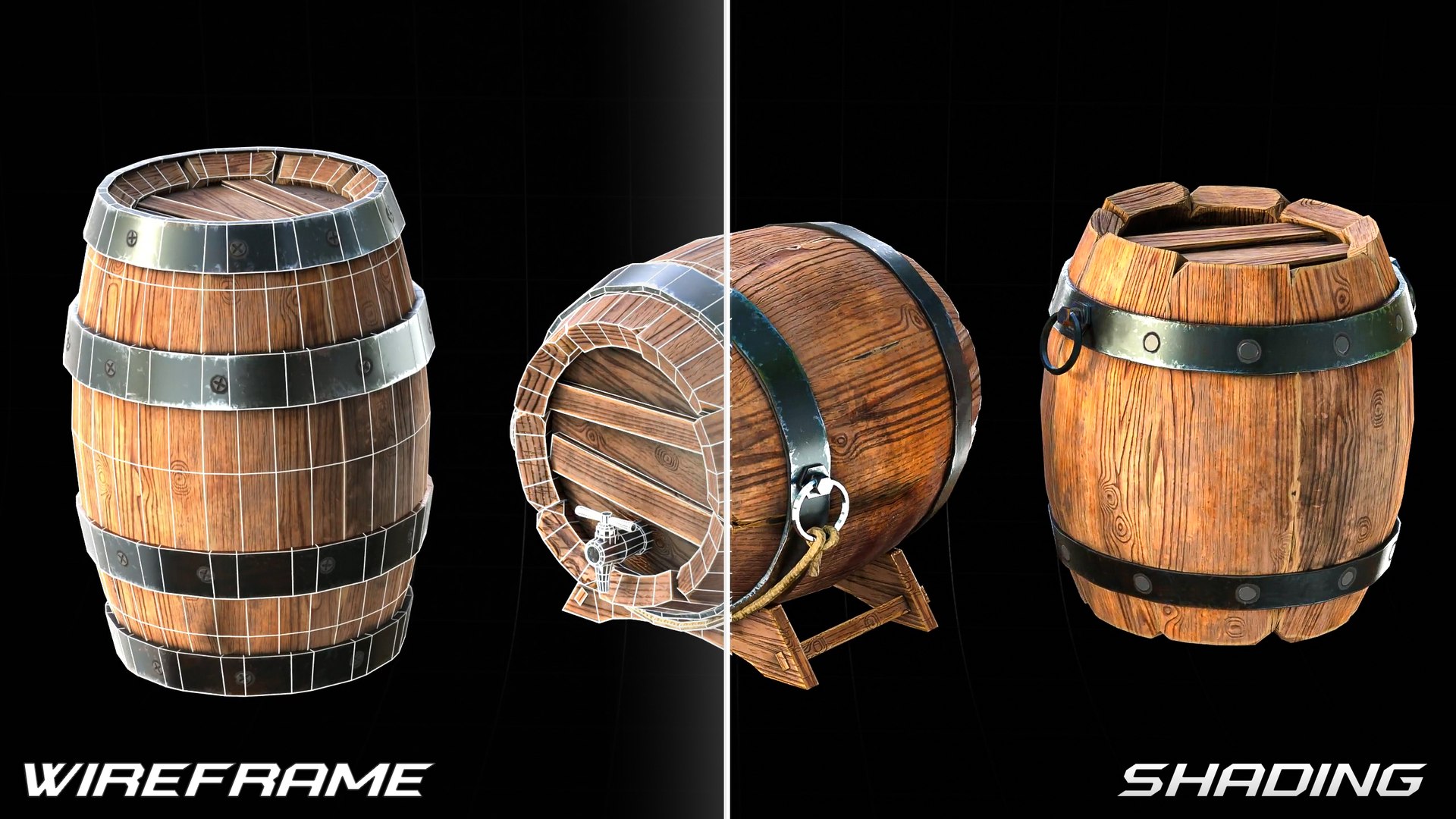 Wooden Barrels Pack model https://p.turbosquid.com/ts-thumb/iX/pj5IYw/3n/woodenbarrelspackcombinedrender1/jpg/1774048082/1920x1080/fit_q87/bfc6607ce27560671cea0dfba4d21a298524e1ee/woodenbarrelspackcombinedrender1.jpg