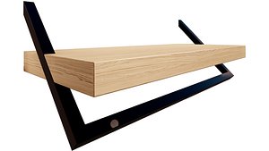 3D Wooden bracket model