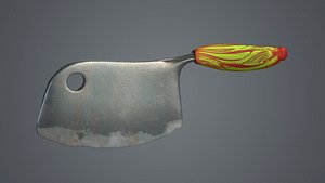 Meat  Kitchen Cleaver 3D model