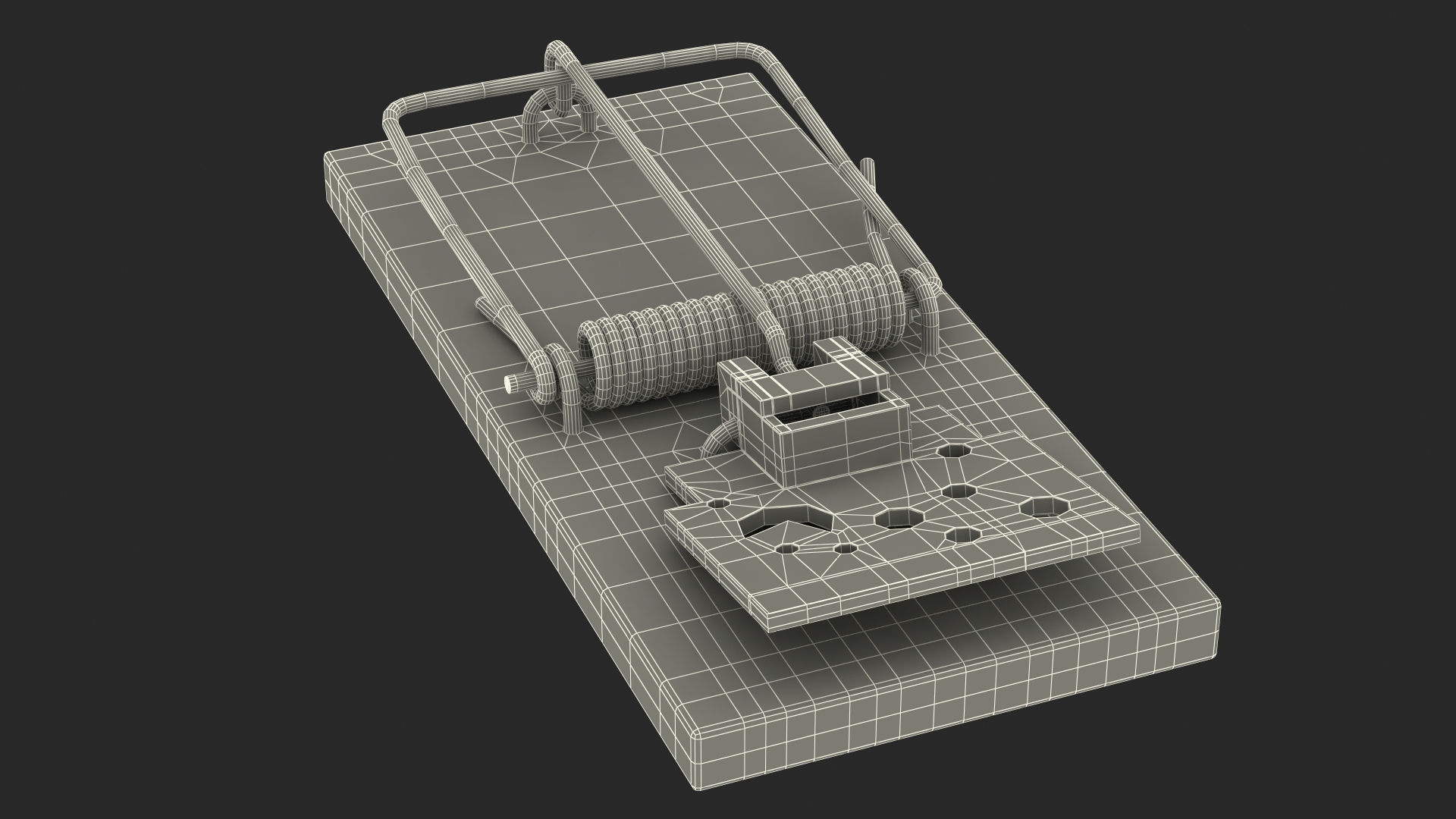 Trigger Plate Mouse Trap 3D TurboSquid 1777314