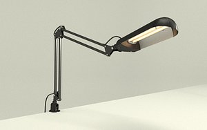 adjustable office table lamp 3d model