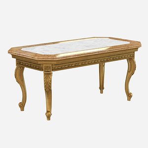 table french 19th century 3d model