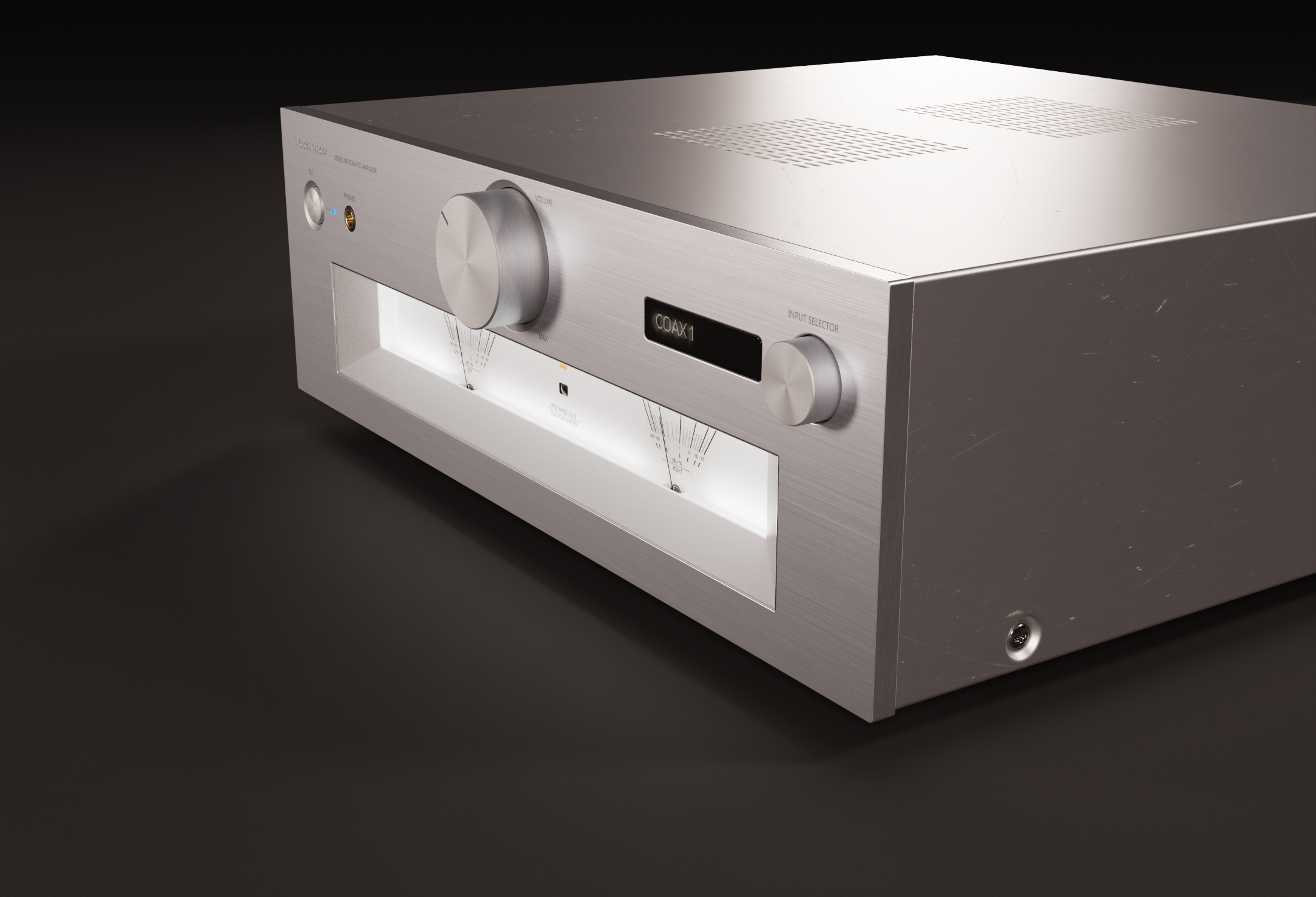 3D amplifier stereo technics model TurboSquid 1675803