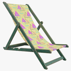 Deckchair 01 s 3D model