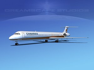 3d mcdonnell douglas md-80