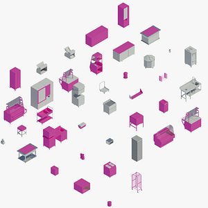 Kitchen appliances 3D