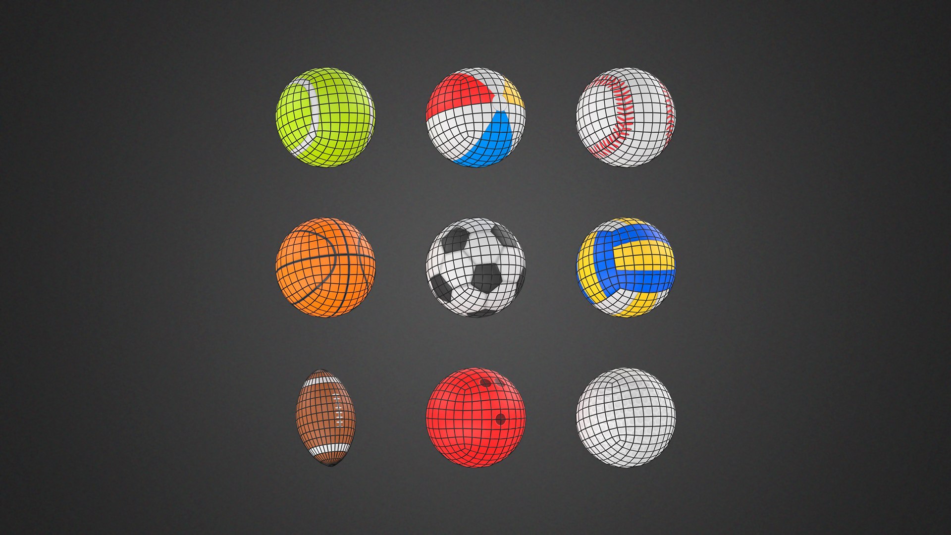 Sport Balls Pack 3D Model - TurboSquid 2029712