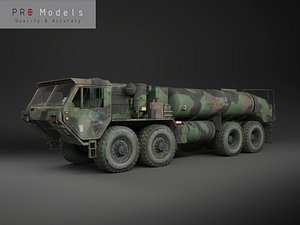 3d model of hemtt m978 oshkosh military