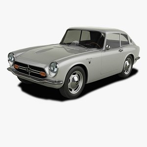 Honda S800 Coupe 3D model
