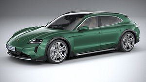 Porsche Taycan Turbo Cross Turismo 2025 3D