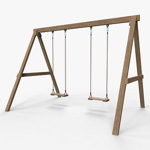 3D PBR Modular Outdoor Playground Swing Sets B