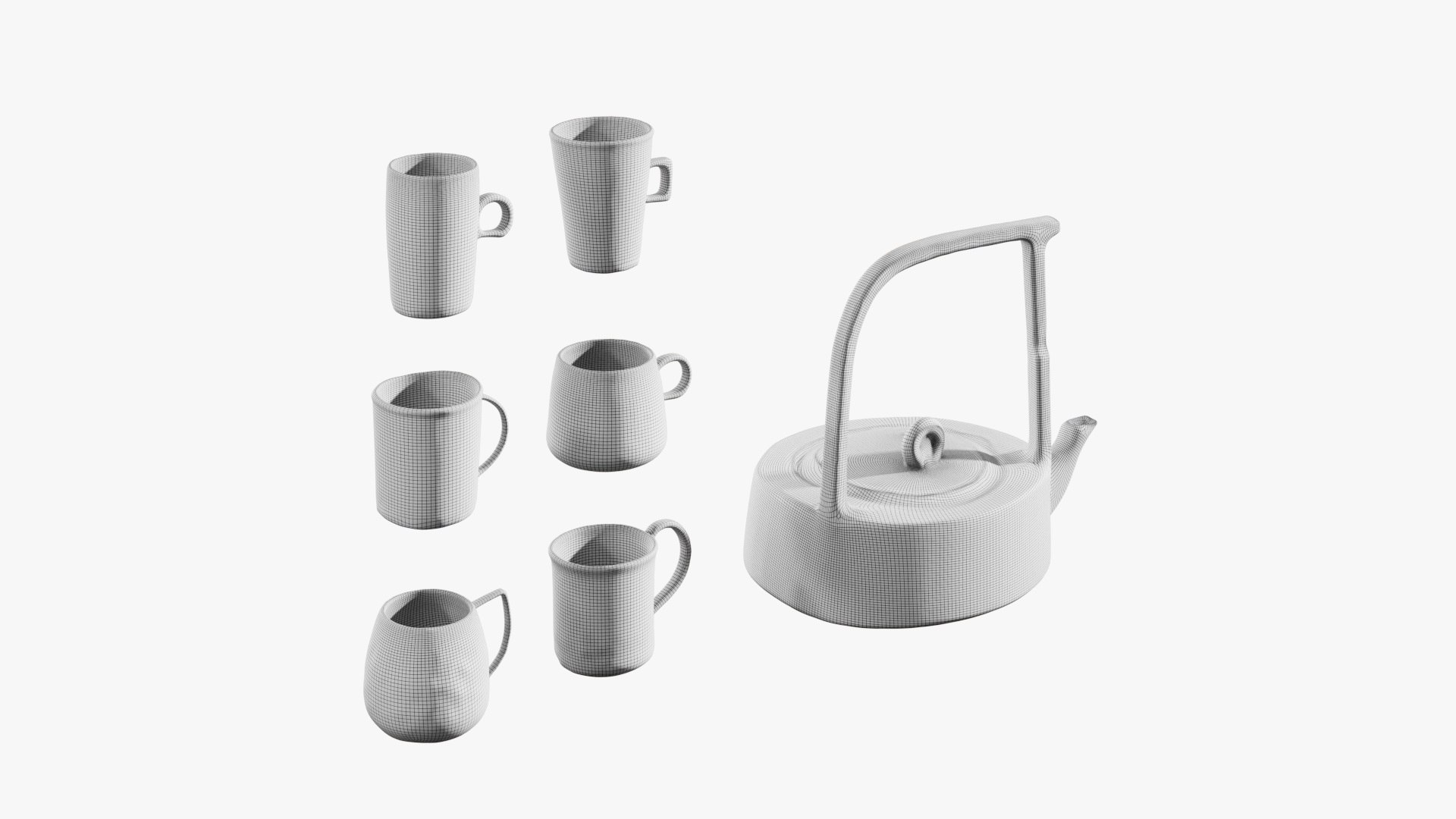 Teapot and mugs 3D model https://p.turbosquid.com/ts-thumb/iY/KGUPEH/KE/wire/jpg/1779914891/1920x1080/fit_q87/92e0e13141a1ce84d8e57d93e4ad0cb82435a070/wire.jpg