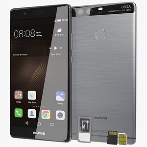 Huawei P9 Plus Quartz Grey with SD/SIM Card Tray