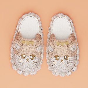 3D model Cute slipper with fur cards v1