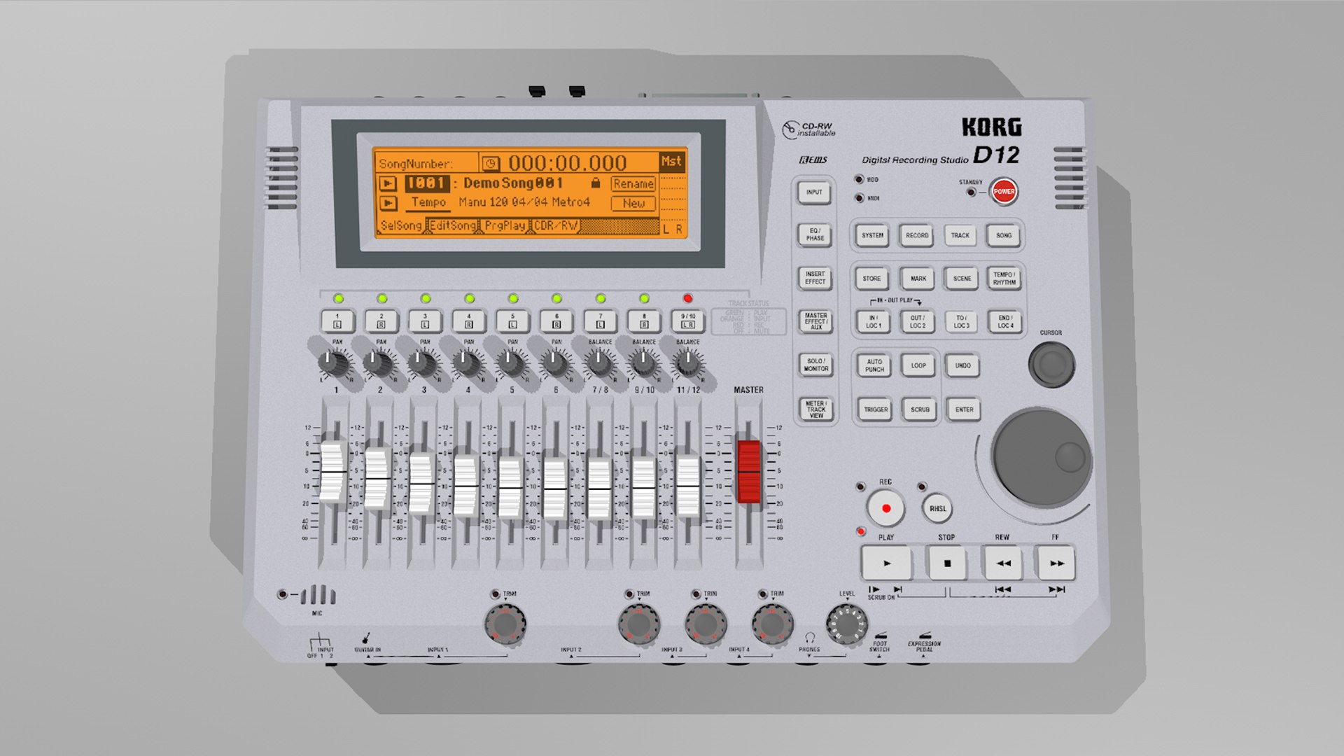 3d digital track multitrack model