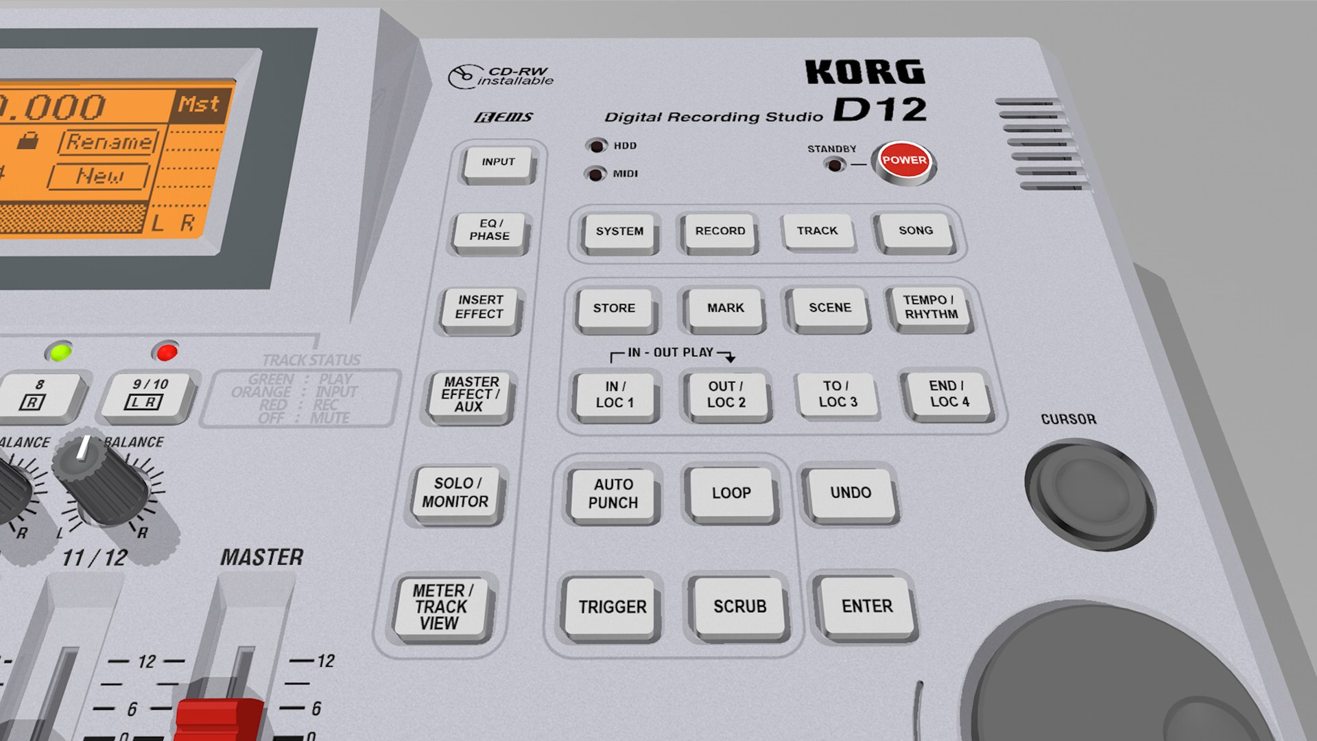 3d digital track multitrack model