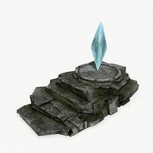 3D model Crystal Ruin Gate