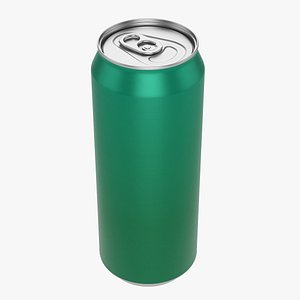 Standard beverage can 500 ml 16-9 oz model