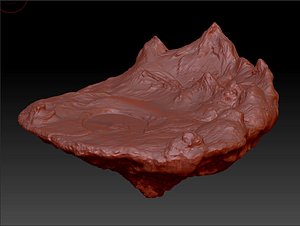 floating island 3d obj