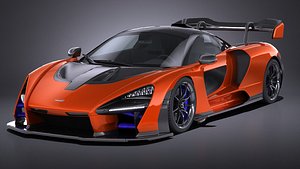 LowPoly McLaren Senna 2019