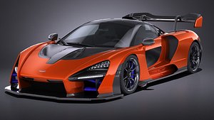 LowPoly McLaren Senna 2019