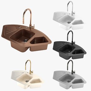 Stella Delta Sink with Franke Kitchen Mixer