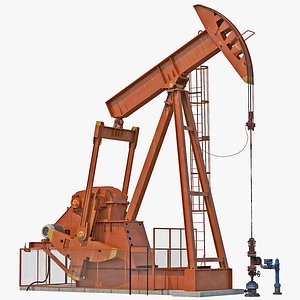 Oil Pump Jack Generic Rigged