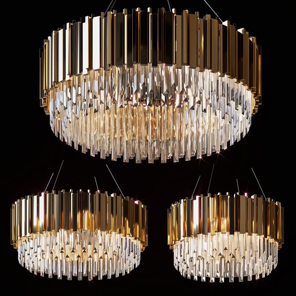 3D Chandeliers Empire Suspension Mondo model