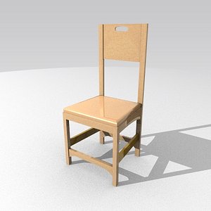 chair 3d lwo