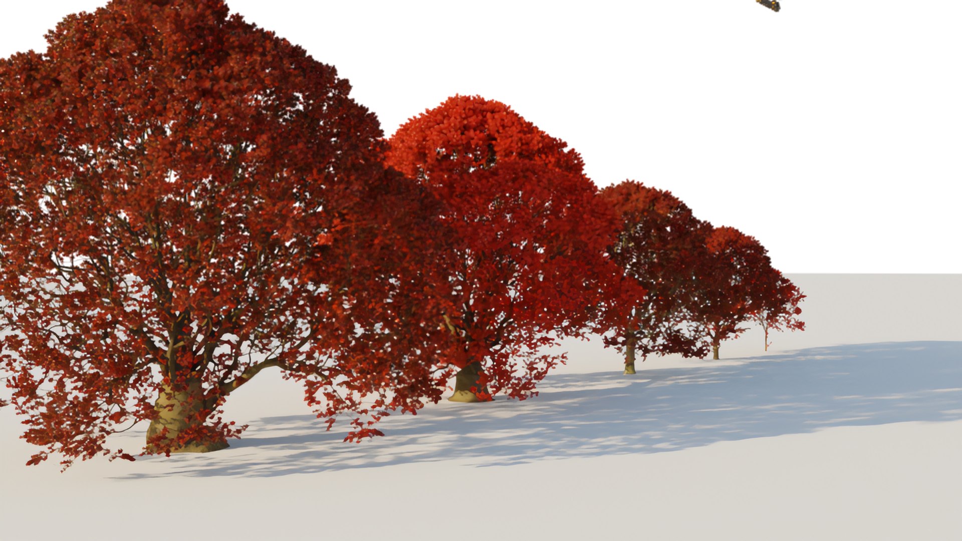 6 Trees Pack Green Maple 3D Model - TurboSquid 1659039