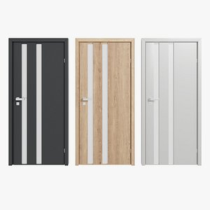 Interior Door 01 3D model