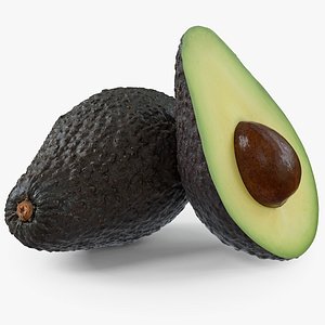 Avocado Set 3D model