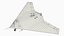 TAI Anka-3 Flying Wing UCAV Design Dark Blue Rigged for Maya