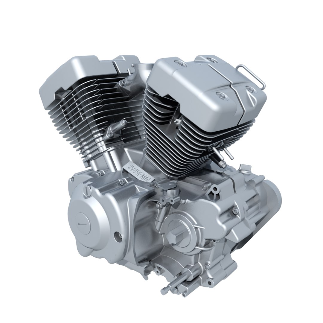 3ds Max V-twin Engine