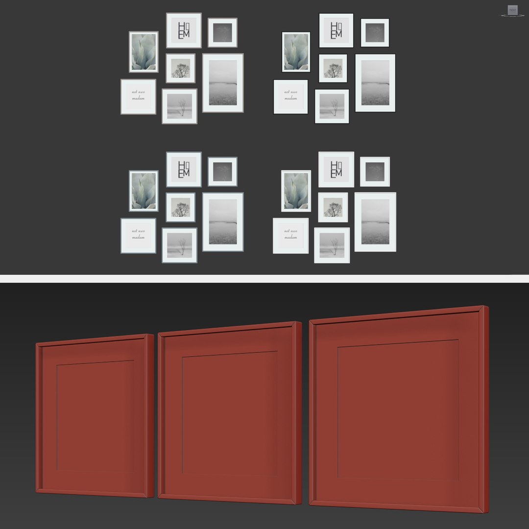 Picture Frames Model - TurboSquid 1352465