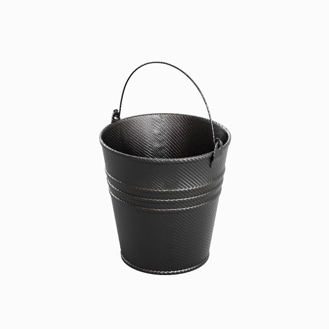 Carbon Fiber Steel Bucket 3D model https://p.turbosquid.com/ts-thumb/iZ/7rMYwj/PW/untitled_a_06/png/1734972757/1920x1080/fit_q87/6f34ed8947e8a12dcfc0f9bb4b6730a8fba2e46e/untitled_a_06.jpg