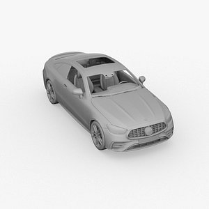 mercedes benz e53 coupe amg 2021 3D model