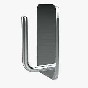 3D model hook curtain sticker
