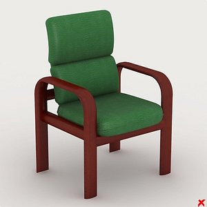 3d armchair chair model