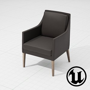 flexform pat chair ue4 3d model