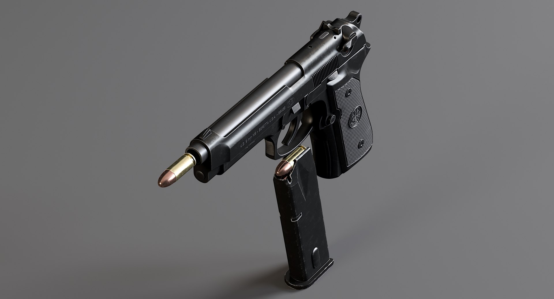 Pistol with Holster 3D model https://p.turbosquid.com/ts-thumb/iZ/GmFRKB/2Z/_view02/jpg/1659525724/1920x1080/fit_q87/806ee405ab40a8743ed794b555491a2a8e8dba11/_view02.jpg